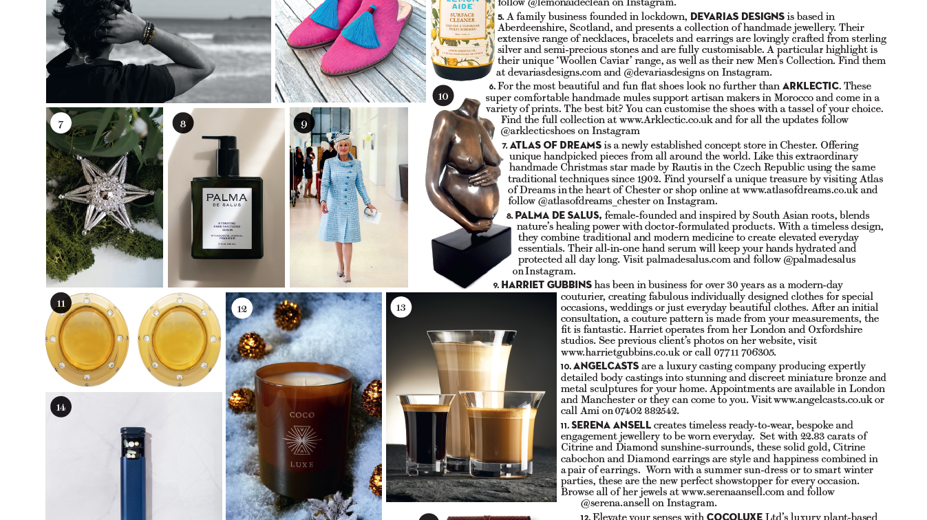 PRESS: House & Garden Magazine - Yellow Obsession Earrings