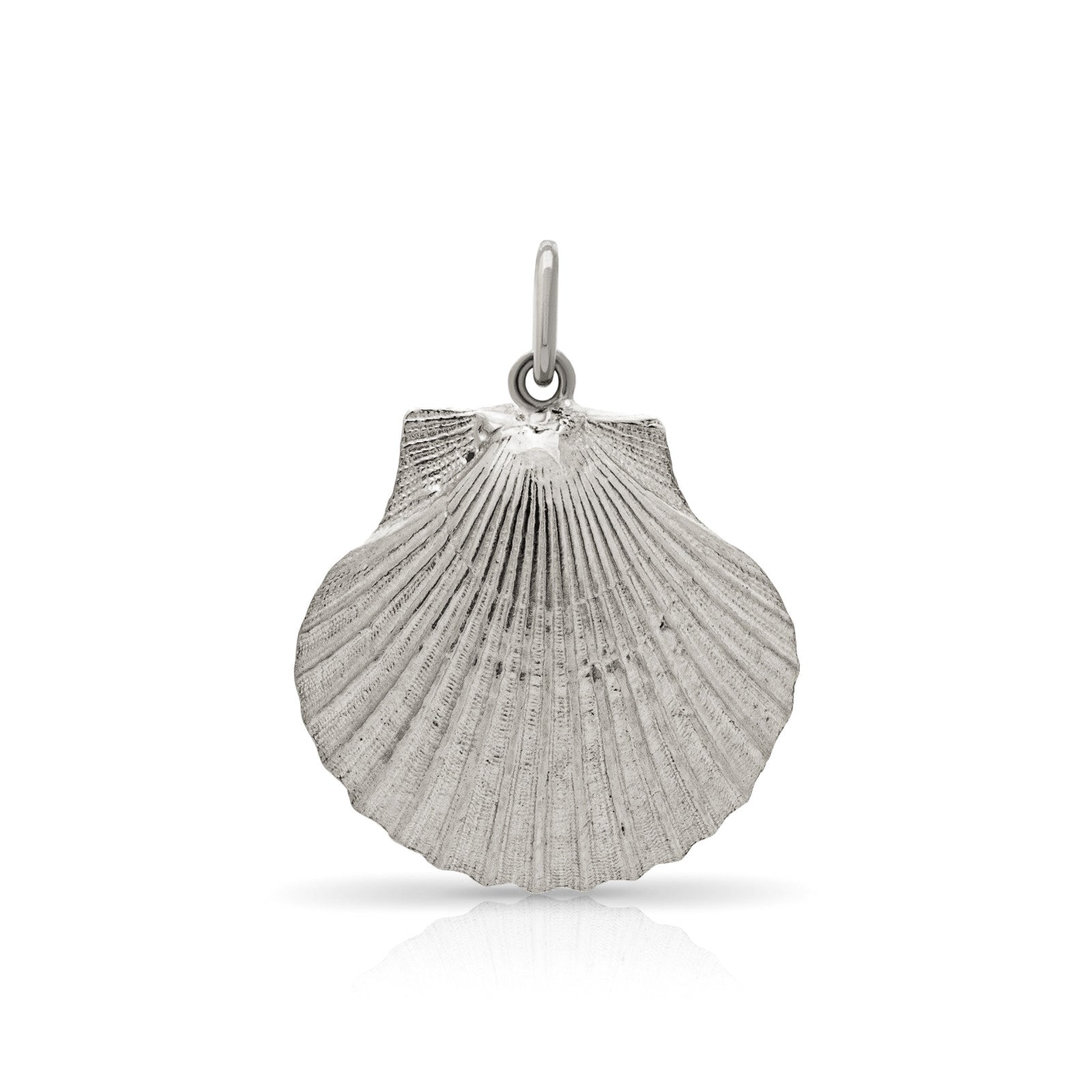 Oxwich pendant. Scallop shell pendant. Oxwich Bay necklace. Oxwich Bay, South Wales. Welsh jewellery. Gower jewellery. Wales shell jewellery. Silver shell jewellery. Gold shell jewellery. Those Happy Places. Scallop shell necklace.