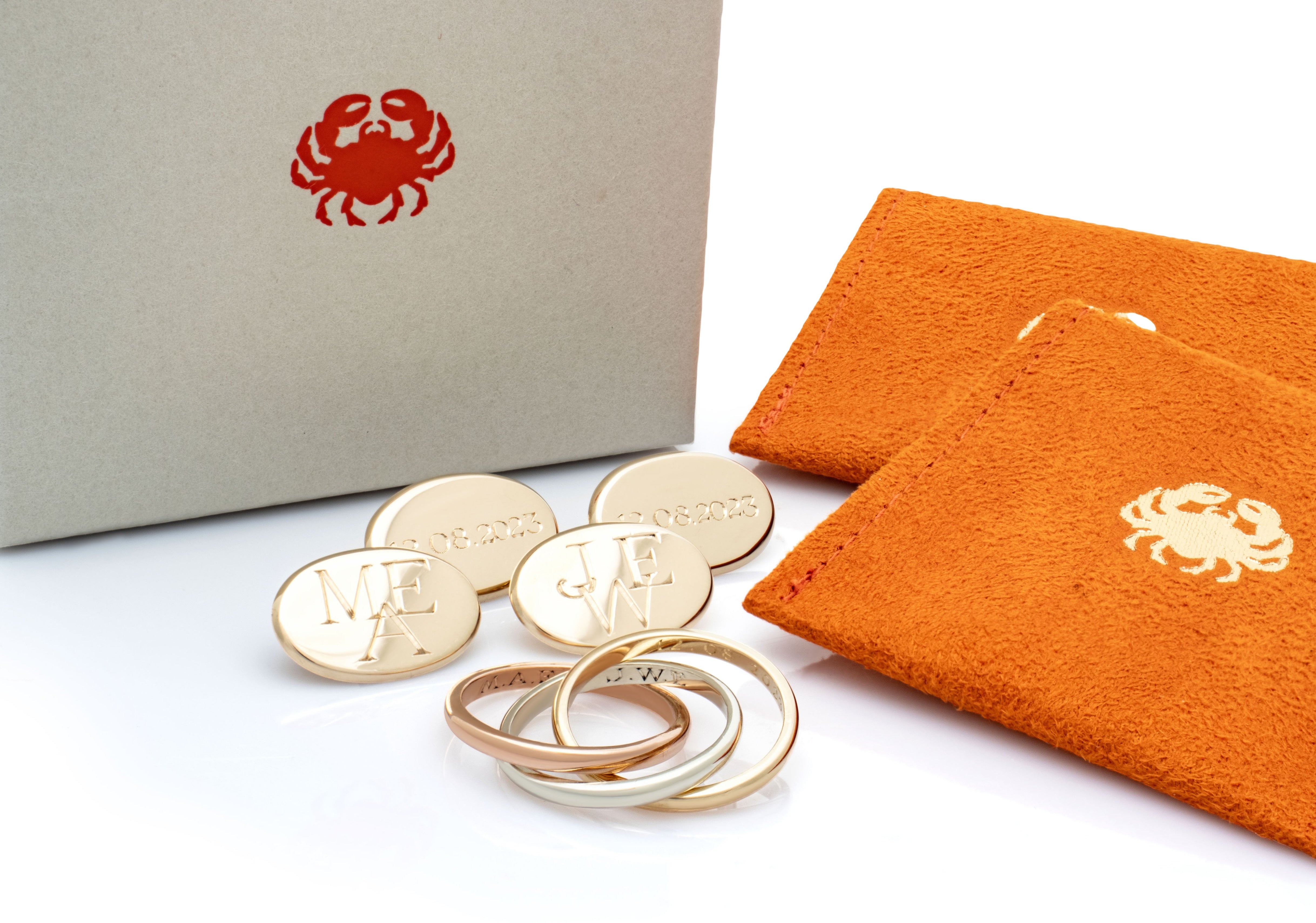 Traditional gold cufflinks. Art Deco cufflinks. Engraved cufflinks. Men's accessories. Smart cufflinks. Formal cufflinks. Solid gold cufflinks.