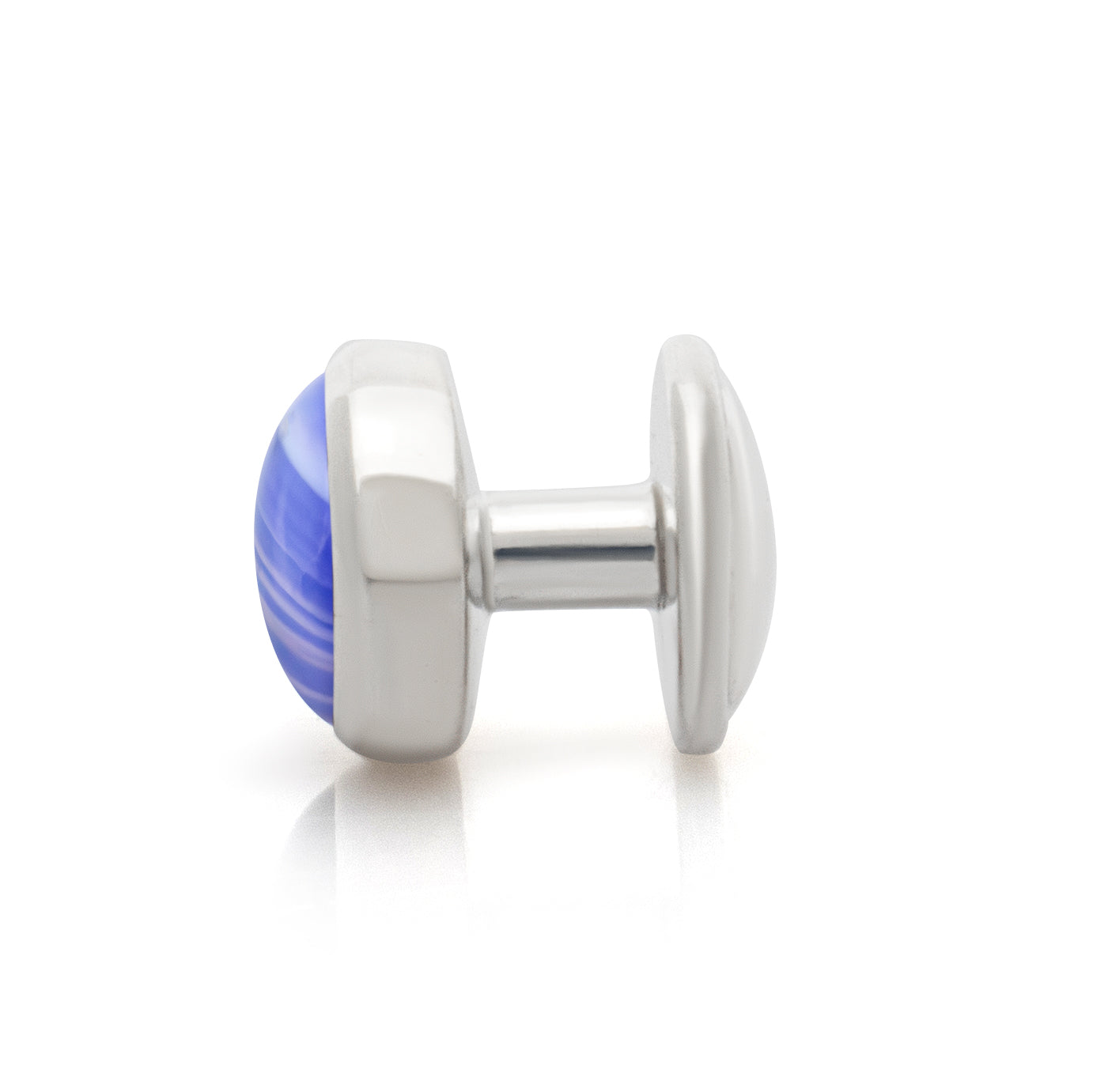 Agate dress stud. Gemstone dress stud. Men's dress studs. Men's accessories.