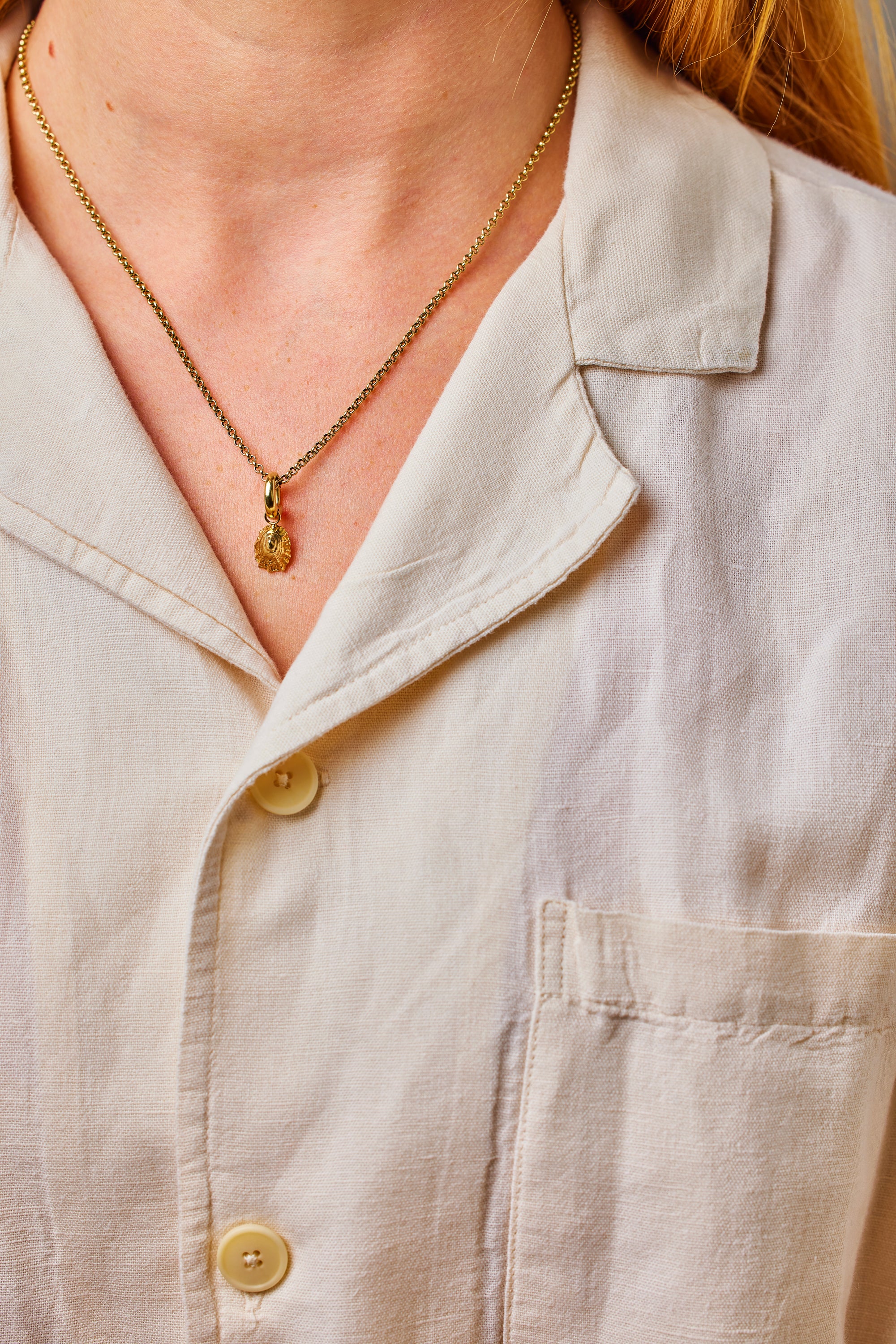 Limpet shell pendant. Polzeath charm. Polzeath necklace. Polzeath Cornwall. Cornwall jewellery. Cornish shell jewellery. Silver shell jewellery. Gold shell jewellery. Those Happy Places.