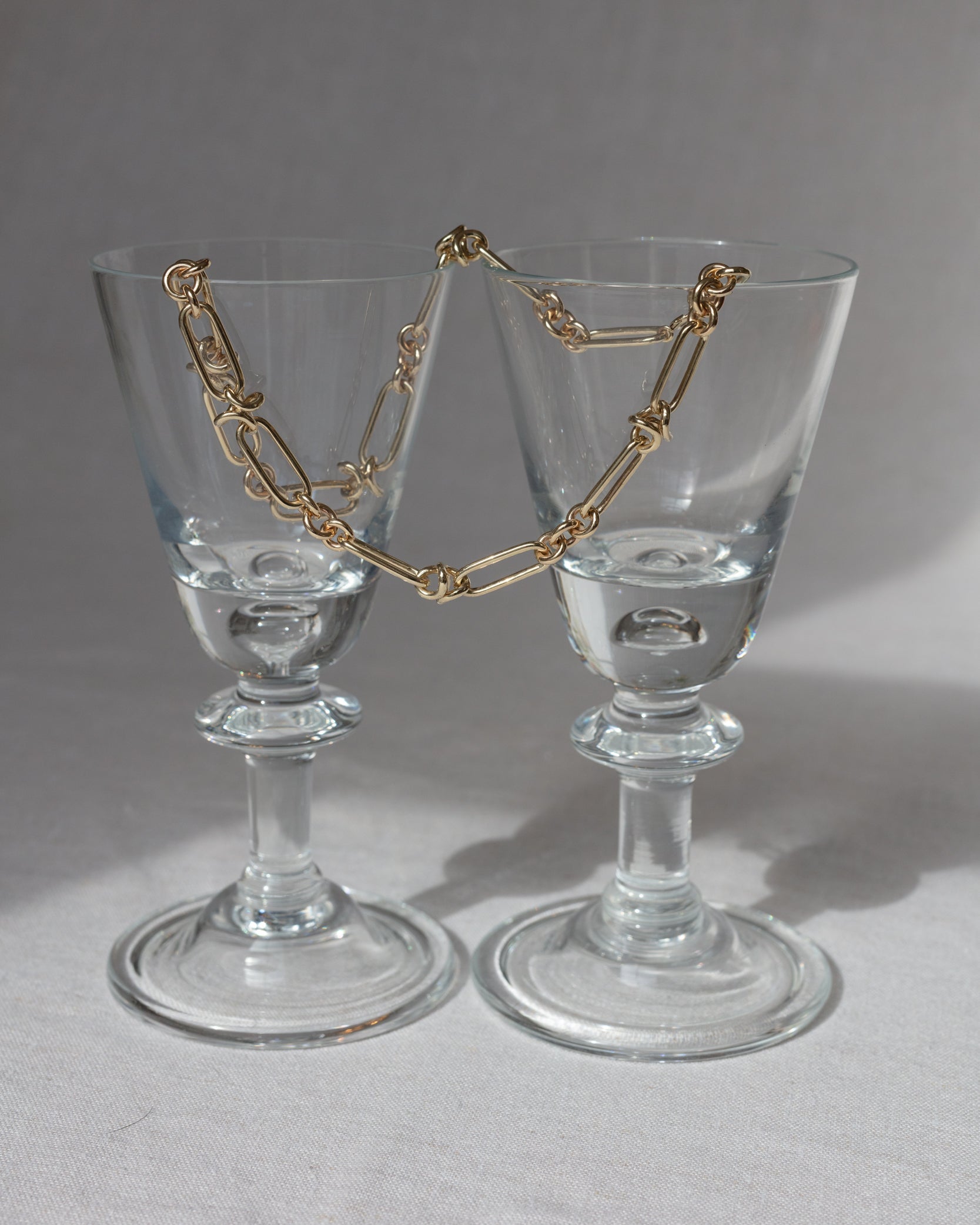 Chunky gold chain necklace. Solid gold necklace. Charm necklace.