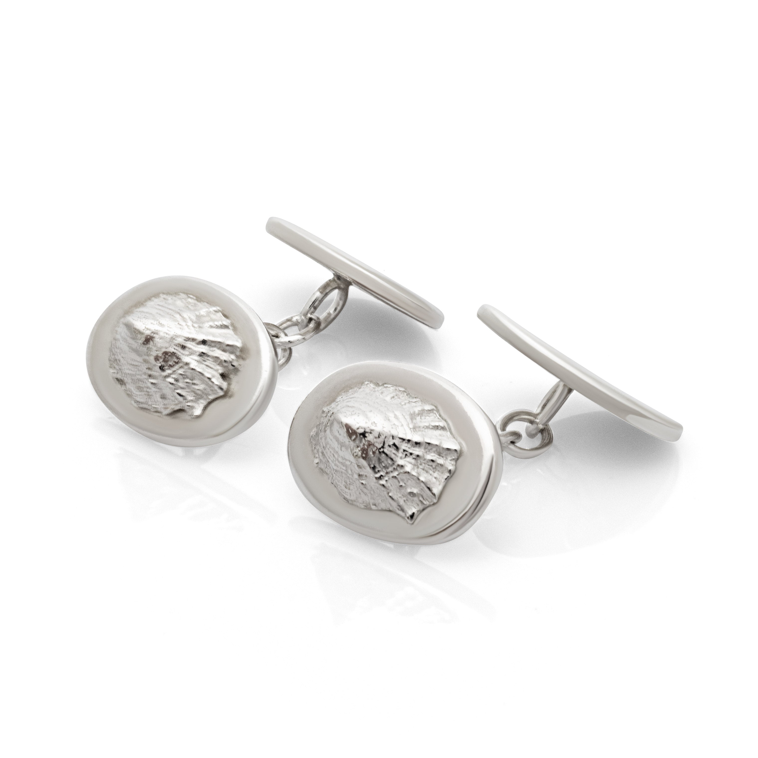 Limpet shell cufflinks. Shell cufflinks. Silver cufflinks. Polzeath cufflinks. Cornish shell cufflinks. Men's accessories. Those Happy Places.