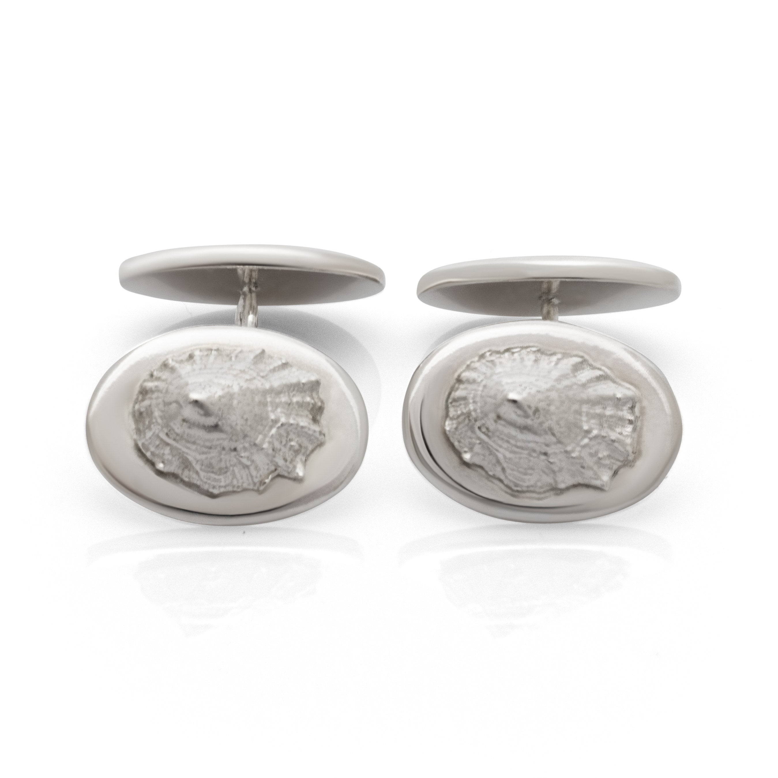 Limpet shell cufflinks. Shell cufflinks. Silver cufflinks. Polzeath cufflinks. Cornish shell cufflinks. Men's accessories. Those Happy Places.