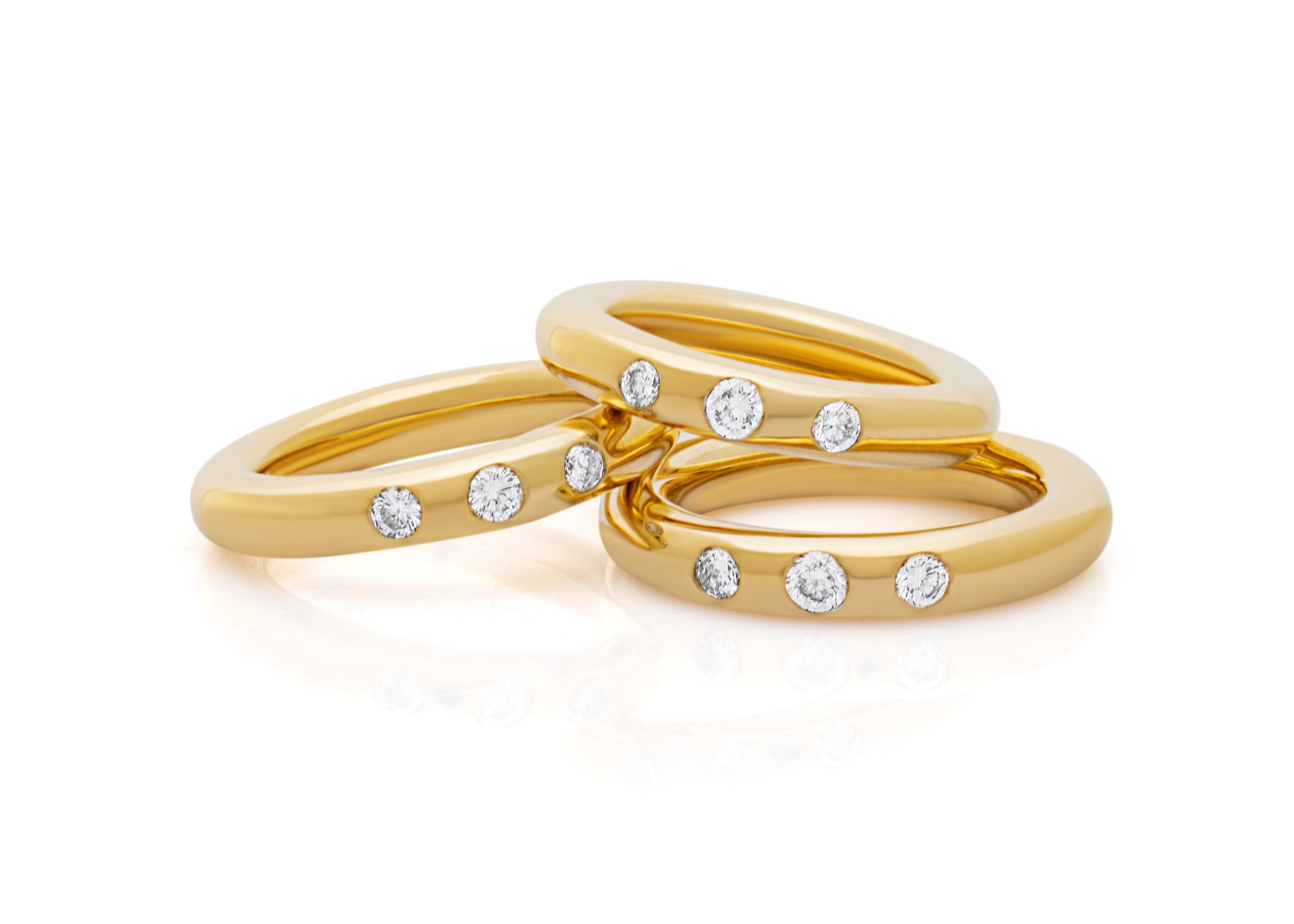 Diamonds bands. Gold bands. Friendship rings. Matching rings. Gold rings. Diamond rings. Bespoke rings.