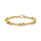 Gold chain bracelet. Gold link bracelet. Solid gold bracelet