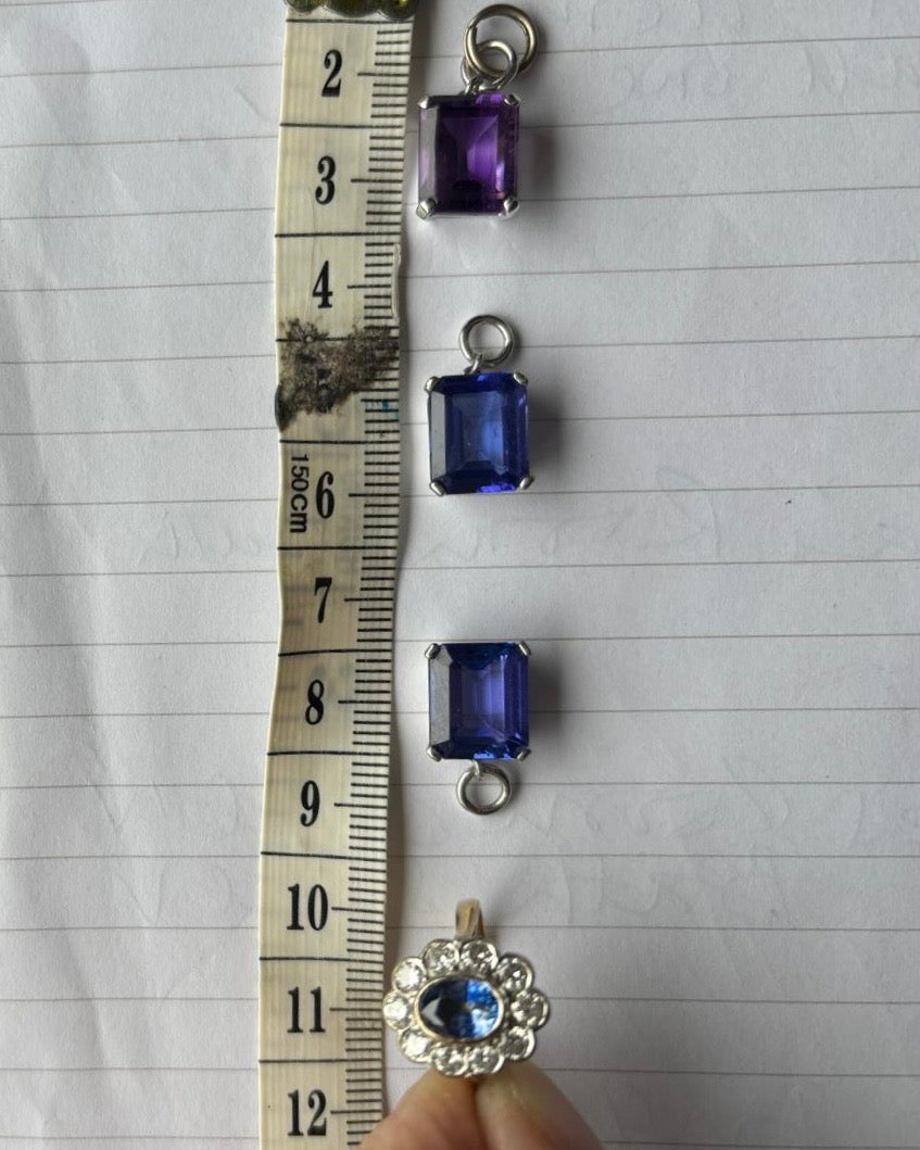 Old jewellery redesign. Repurposed jewellery. Recycled jewellery.