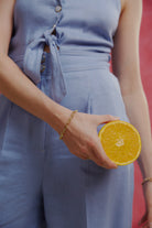 Double Love Bracelet. Gold chain bracelet. Solid gold bracelet.