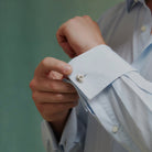 Port Isaac cufflinks. Port Isaac, Cornwall. Cornwall jewellery. Cornish shell jewellery. Silver shell jewellery. Those Happy Places. Serena Ansell Jewellery.