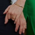 Silver binding ring. Unisex ring. Kisses ring. X ring. Matching rings. Friendship ring. Solid silver ring. Serena Ansell fine jewellery. London jeweller.