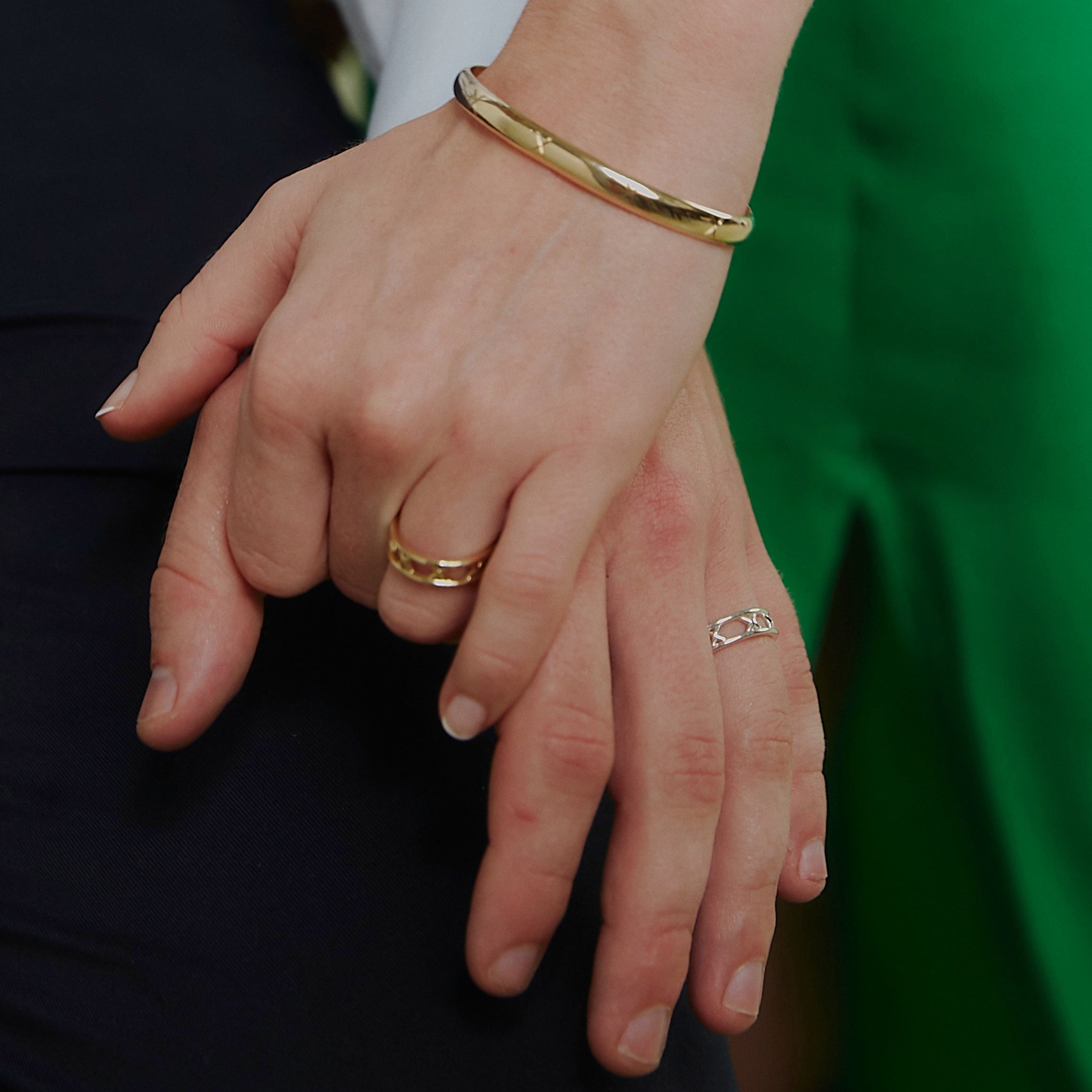 Silver binding ring. Unisex ring. Kisses ring. X ring. Matching rings. Friendship ring. Solid silver ring. Serena Ansell fine jewellery. London jeweller.