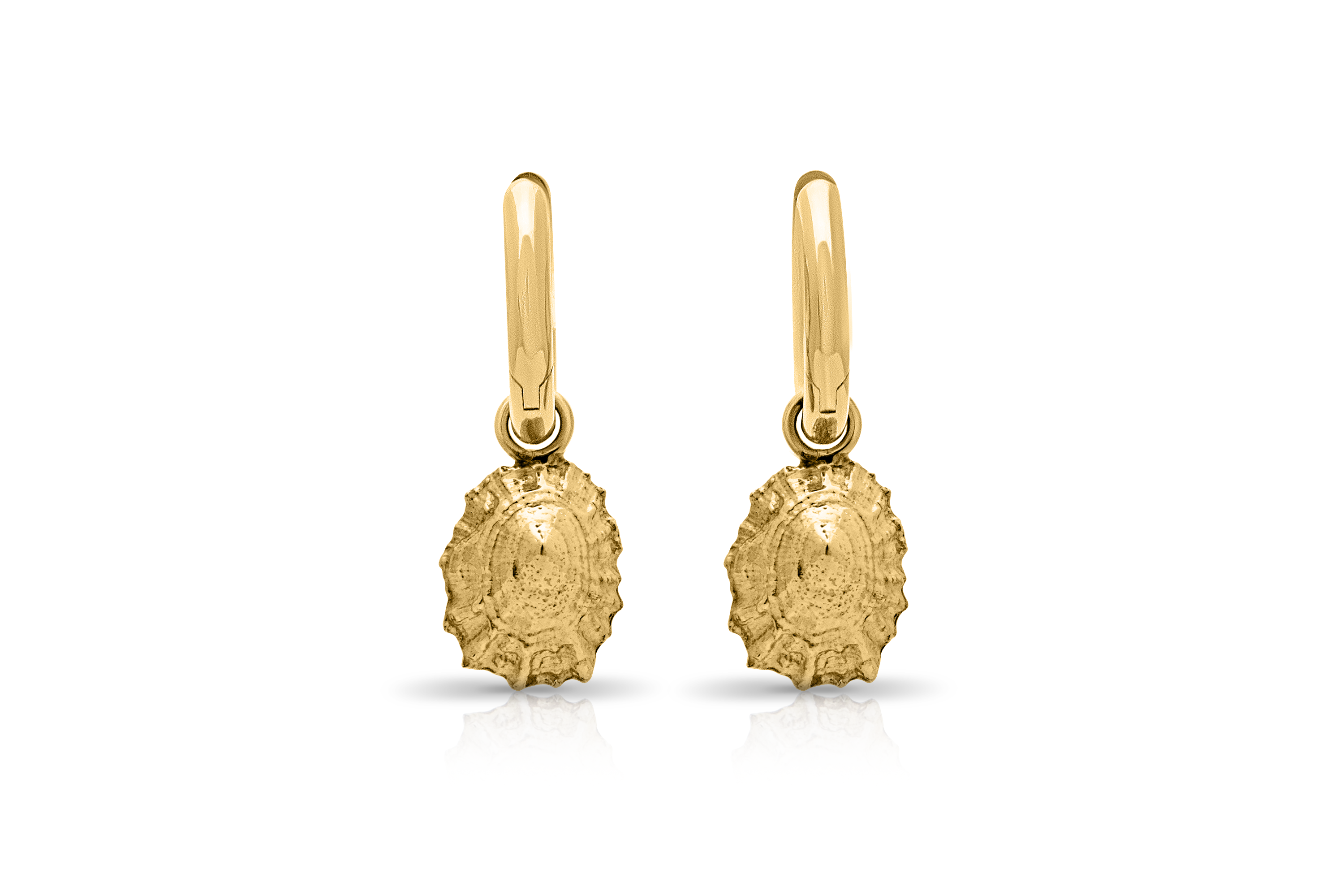 Limpet shell earrings. Polzeath earrings. Polzeath jewellery. Cornwall jewellery. Cornish shell jewellery. Silver shell jewellery. Gold shell jewellery. Those Happy Places.