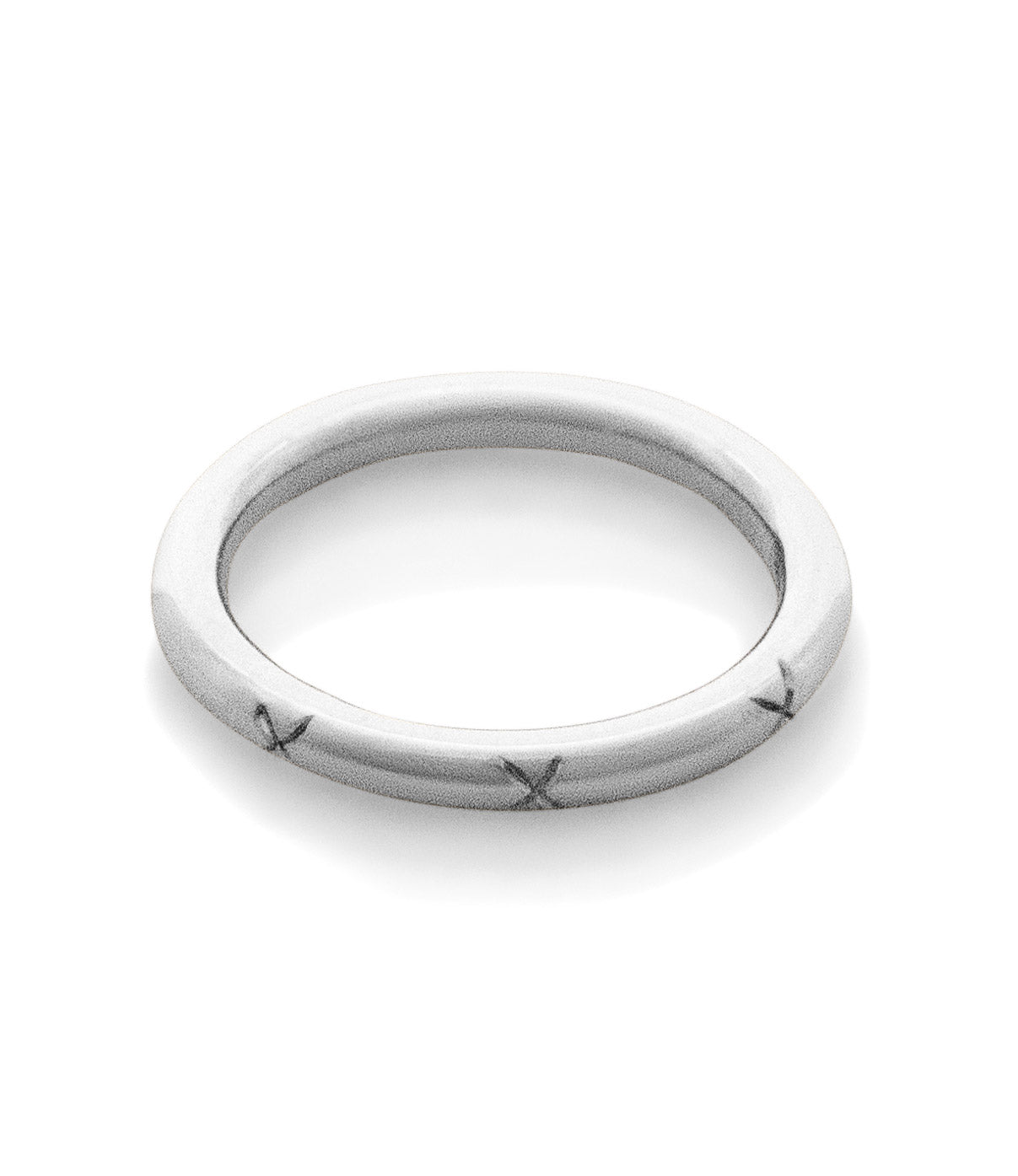 Silver binding band. Silver band. Kisses ring. X ring. Silver ring. Men's accessories. Men's ring. Matching rings.