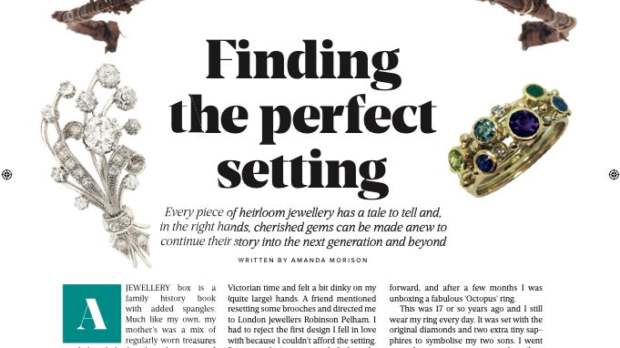 The Field: Redesigning heirlooms & preloved pieces