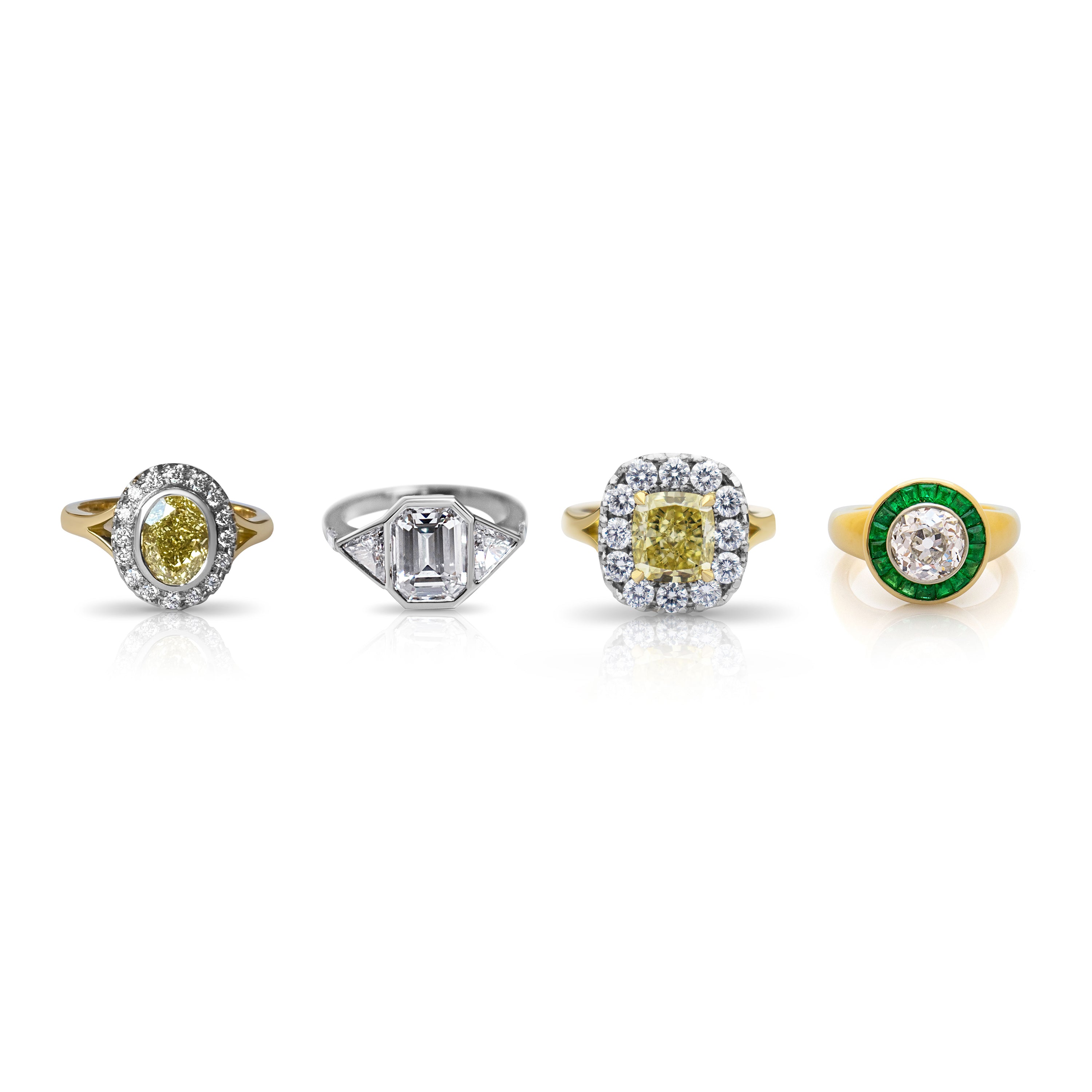 Aquamarine and diamond engagement ring. Bespoke engagement. 