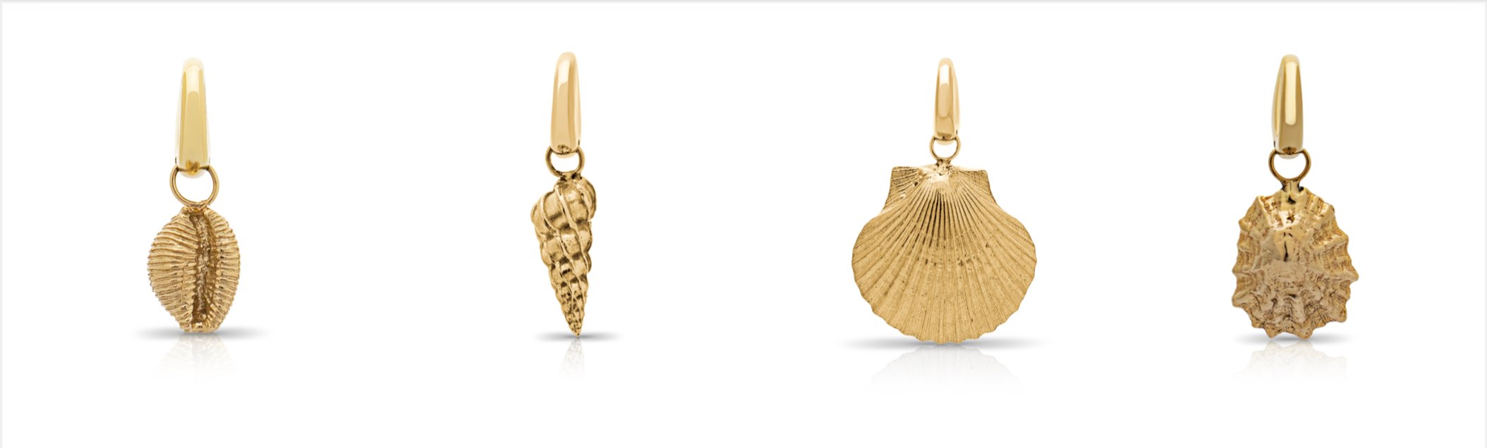 Solid gold charms
