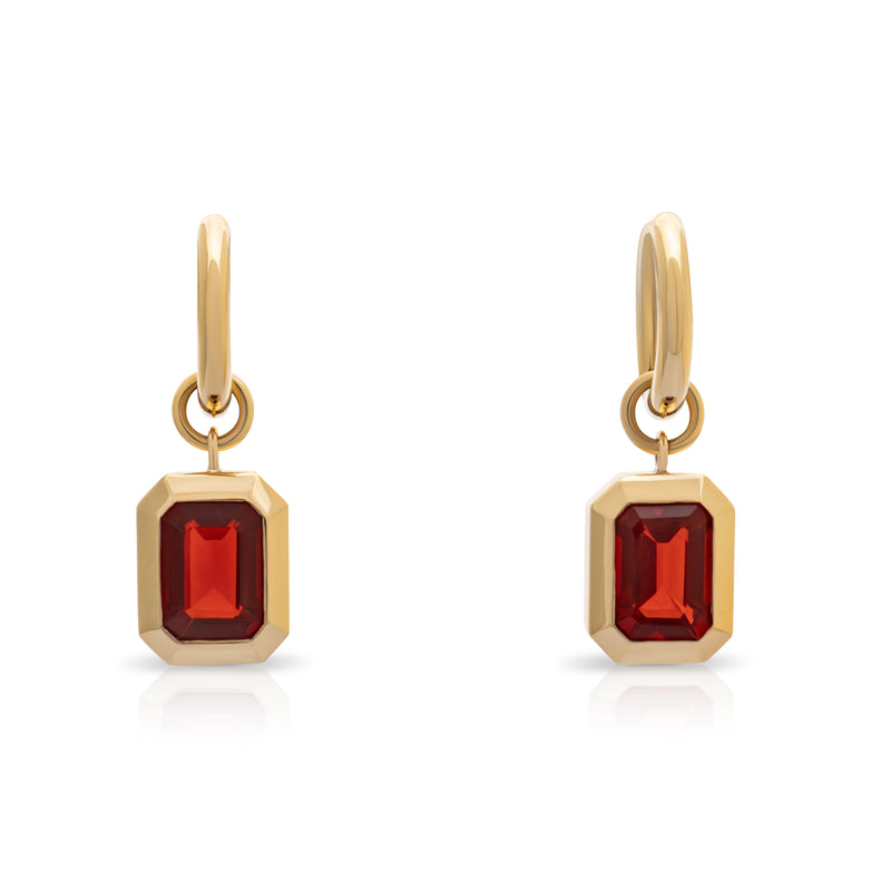 Mexican Fire Opal Earrings