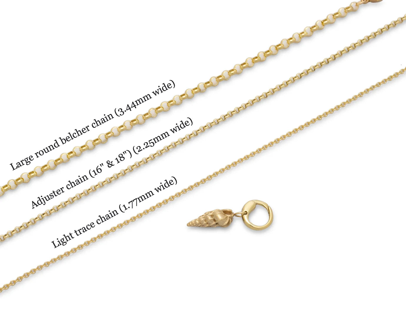 West Wittering pendant. West Wittering charm. West Wittering necklace. West Wittering shell jewellery. Silver shell jewellery. Gold shell jewellery. Those Happy Places. Serena Ansell Jewellery.