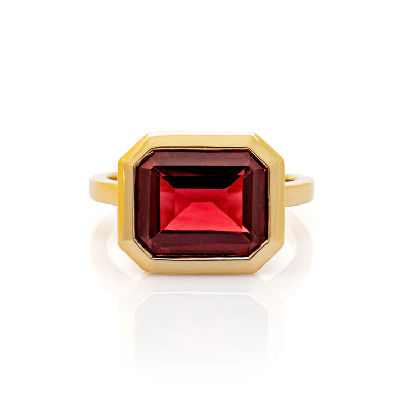 Red Garnet Ring