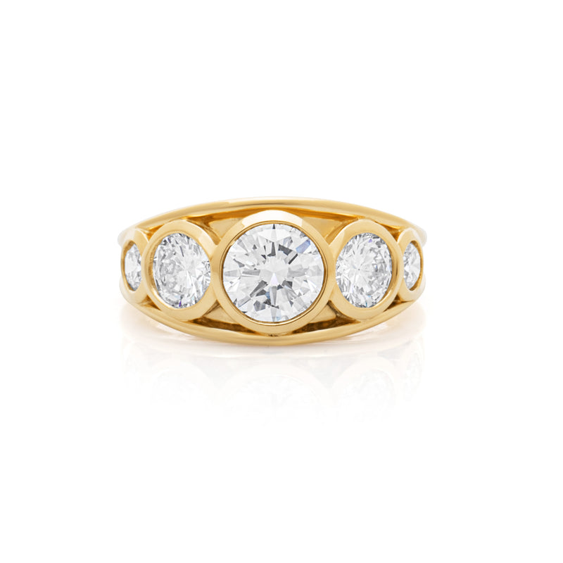 Five-stone Diamond Ring