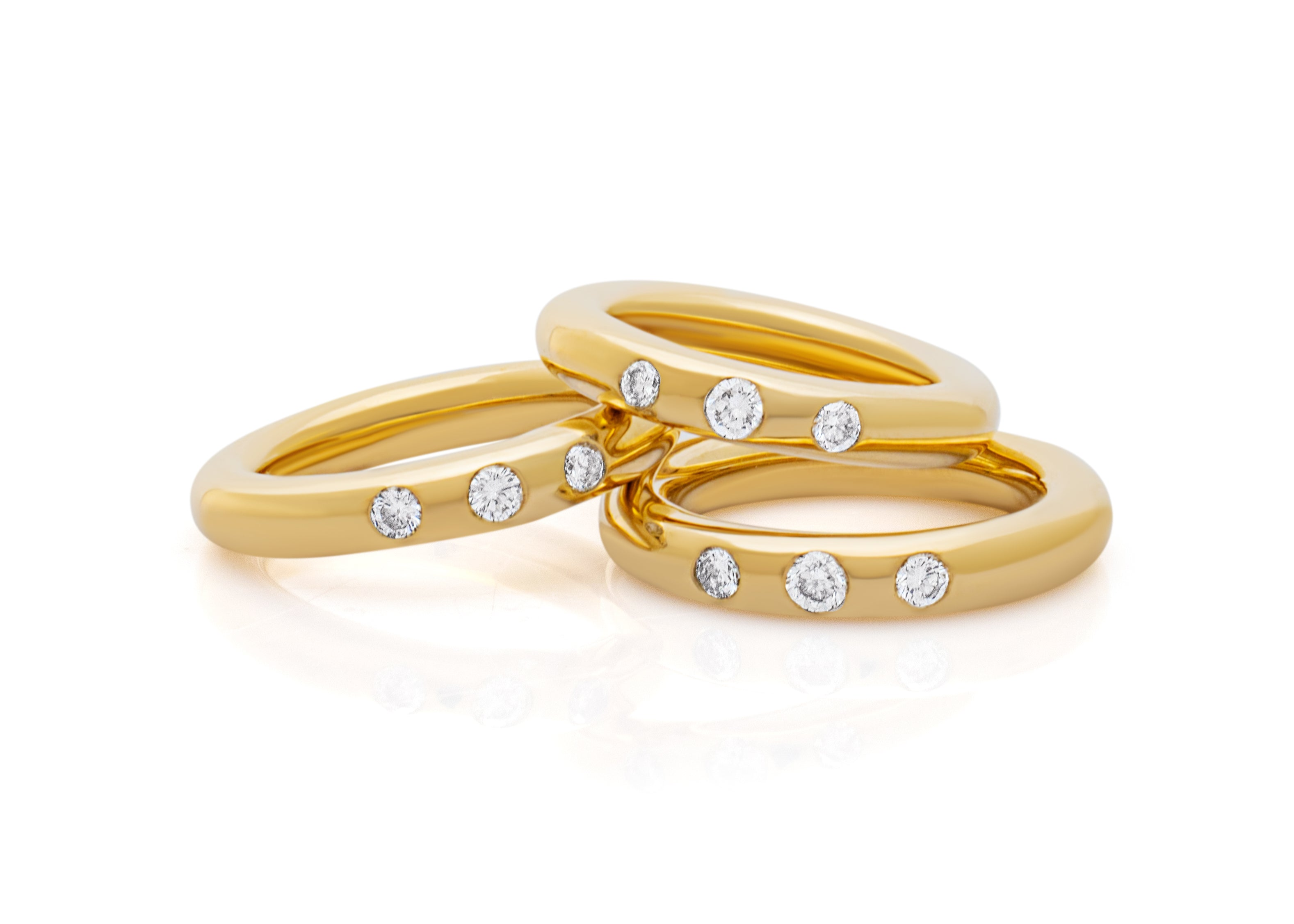 Diamonds bands. Gold bands. Friendship rings. Matching rings. Gold rings. Diamond rings. Bespoke rings. 