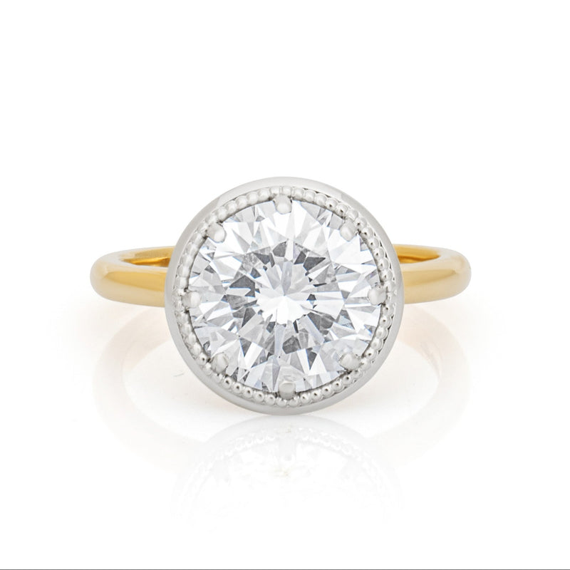 3.06 carat European-cut Diamond Solitaire