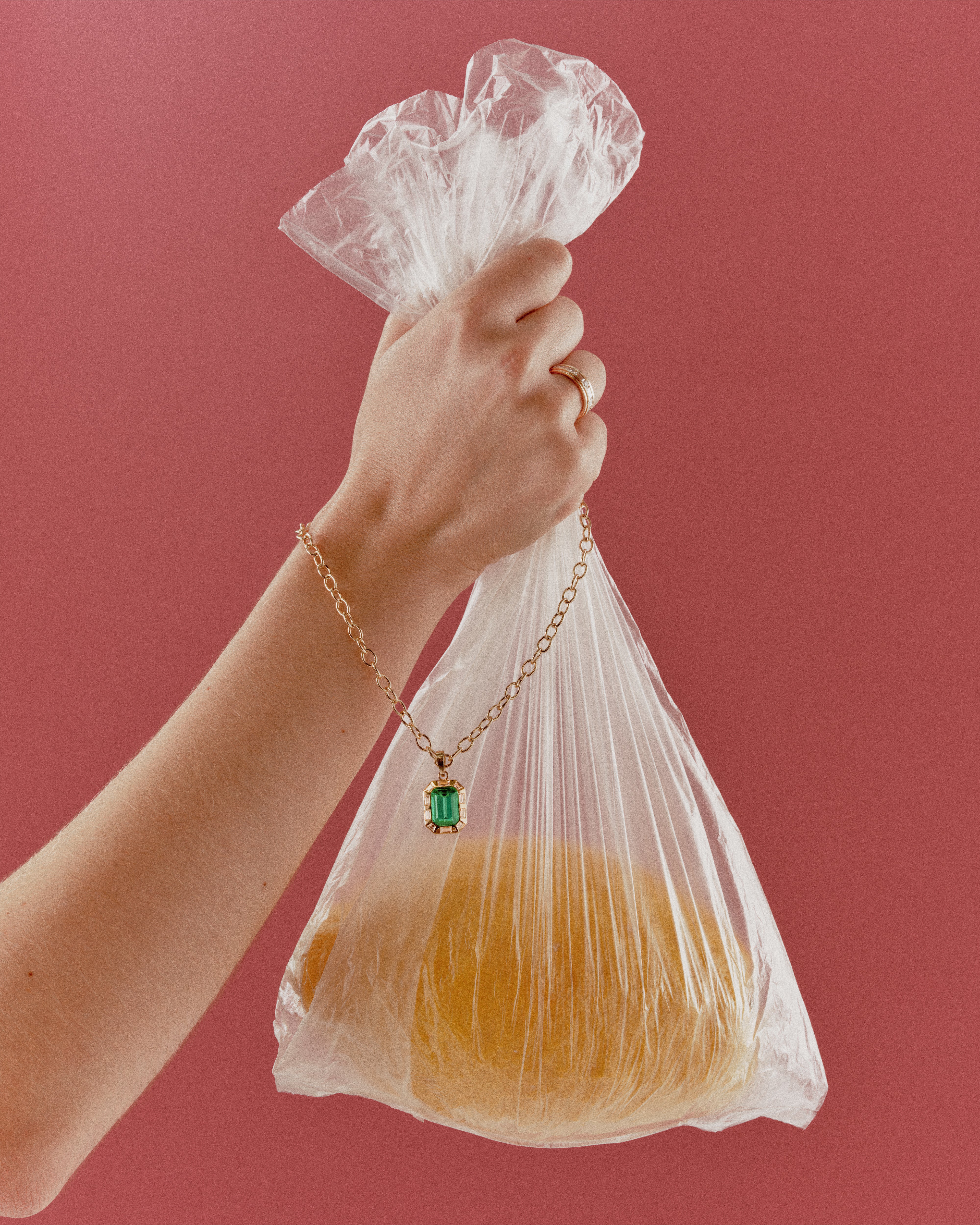 Green Tourmaline and Diamond necklace. Green gemstone pendant. 
