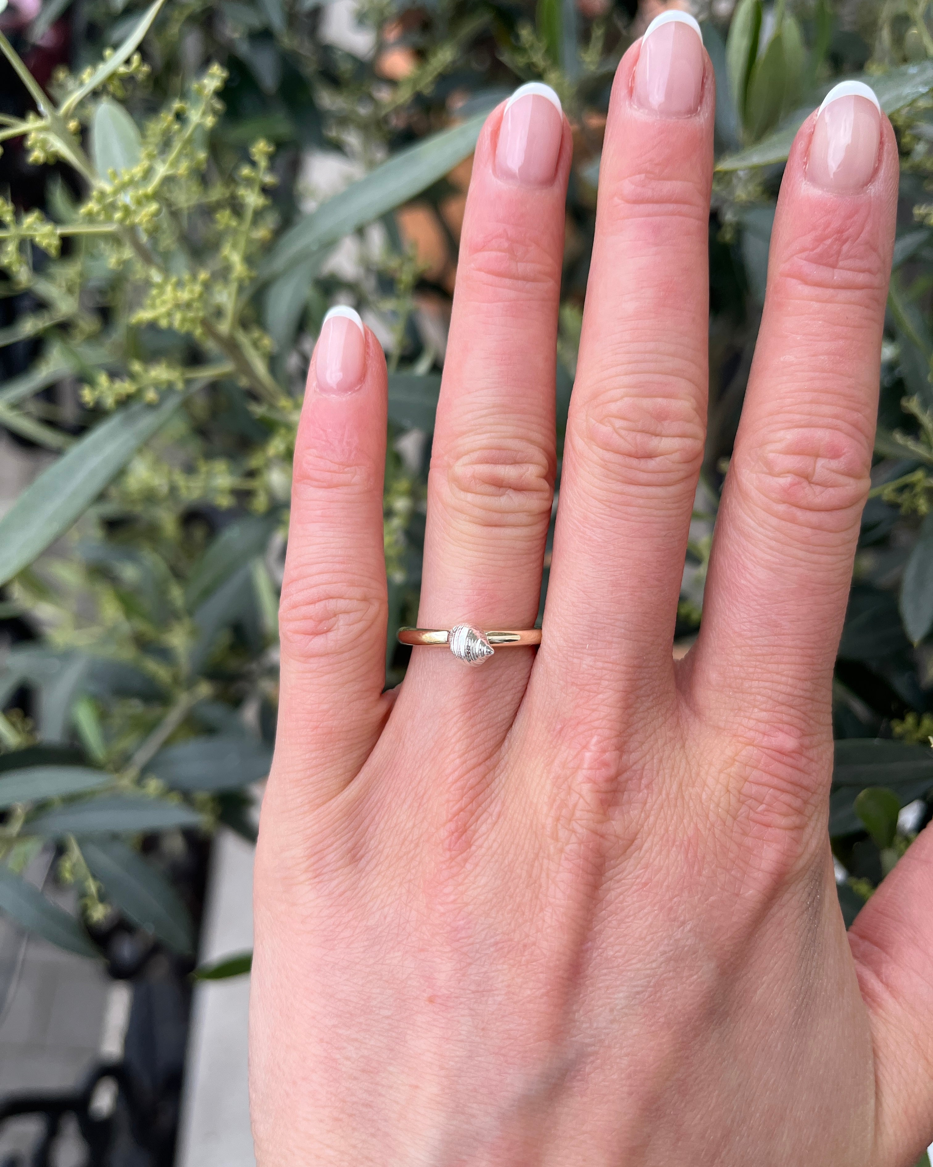 Port Isaac ring. Port Isaac shell. Port Isaac jewellery. Port Isaac Cornwall. Cornwall jewellery. Cornwall shell jewellery. Silver shell jewellery. Gold shell jewellery. Those Happy Places. Serena Ansell Jewellery.
