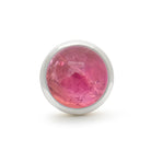 Pink Tourmaline dress stud. Gemstone dress stud. Men's dress studs. Men's accessories.