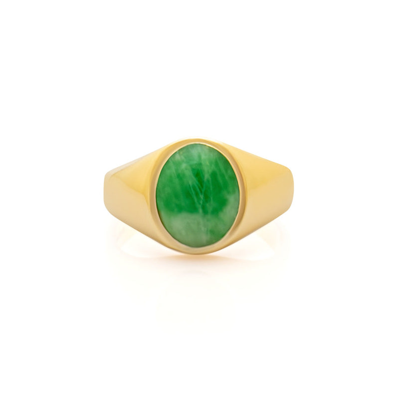Jade Signet Ring
