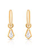 Kite Diamond Drop Earrings. Kite Diamonds. Diamond earrings