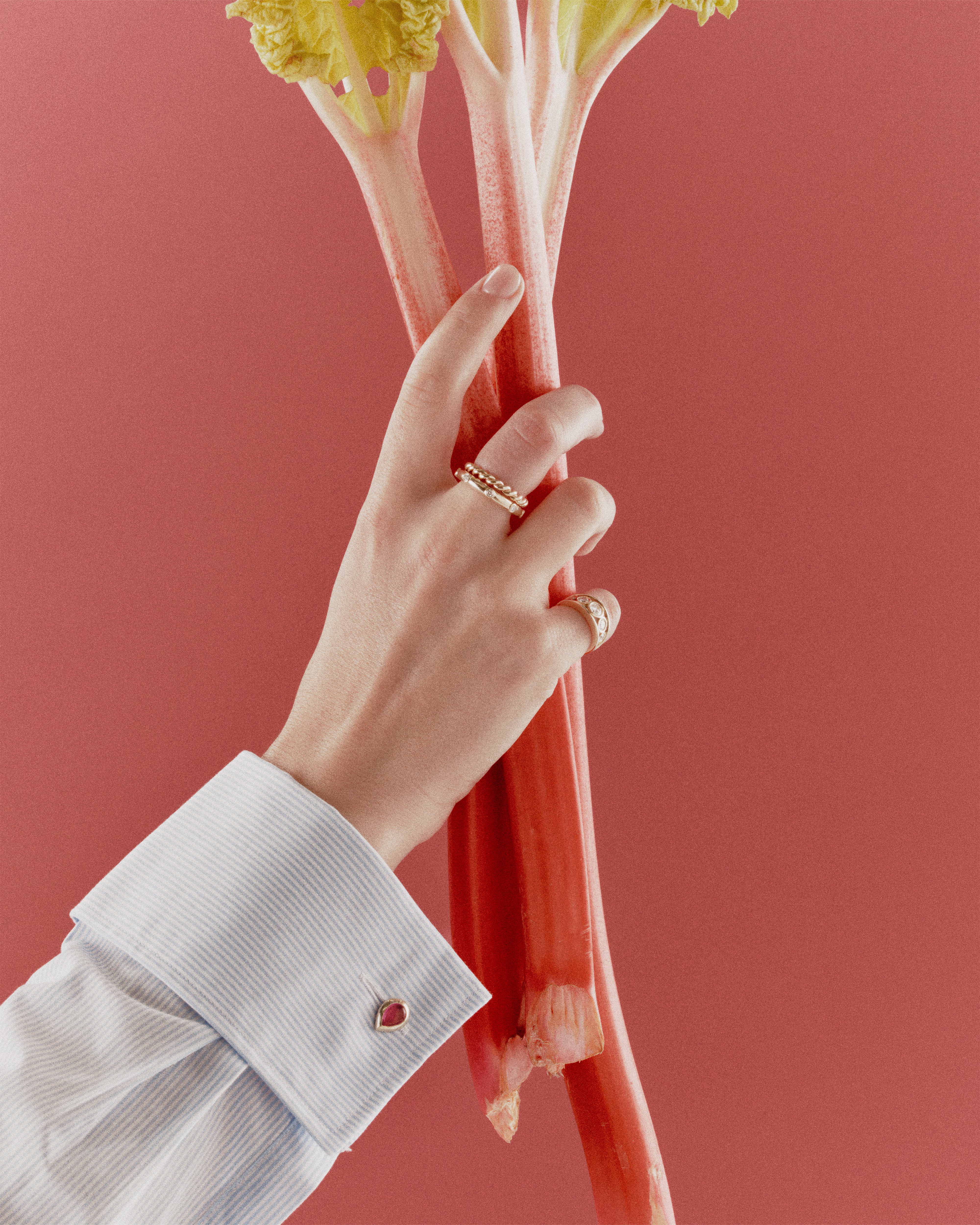 Pink tourmaline cufflinks. Gemstone cufflinks. Personalised cufflinks. Engraved cufflinks