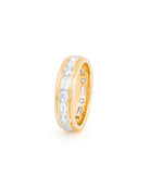 Round and baguette diamond eternity ring. Diamond eternity. Diamond band. Eternity ring. 
