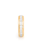 Round and baguette diamond eternity ring. Diamond eternity. Diamond band. Eternity ring. 