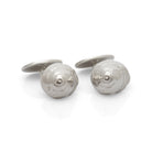 Port Gaverne cufflinks. Port Gaverne, Cornwall. Cornwall jewellery. Cornish shell jewellery. Silver shell jewellery. Those Happy Places. Serena Ansell Jewellery.