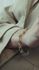 Gold chain bracelet. Twisted rope bracelet. Solid gold bracelet. 