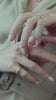 Diamond pinky ring. Five-stone diamond ring. Chunky pinky ring. 